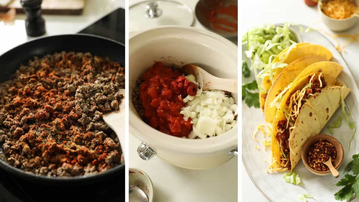 Slow Cooker Beef Taco Recipe - Entertaining with Beth