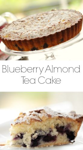 Blueberry Almond Tea Cake - Entertaining With Beth