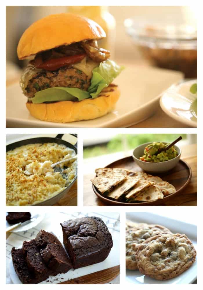 Collage of Game Day Recipes
