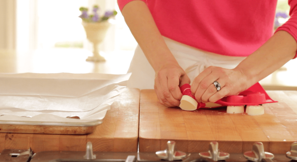 removing chocolates from silicone mold