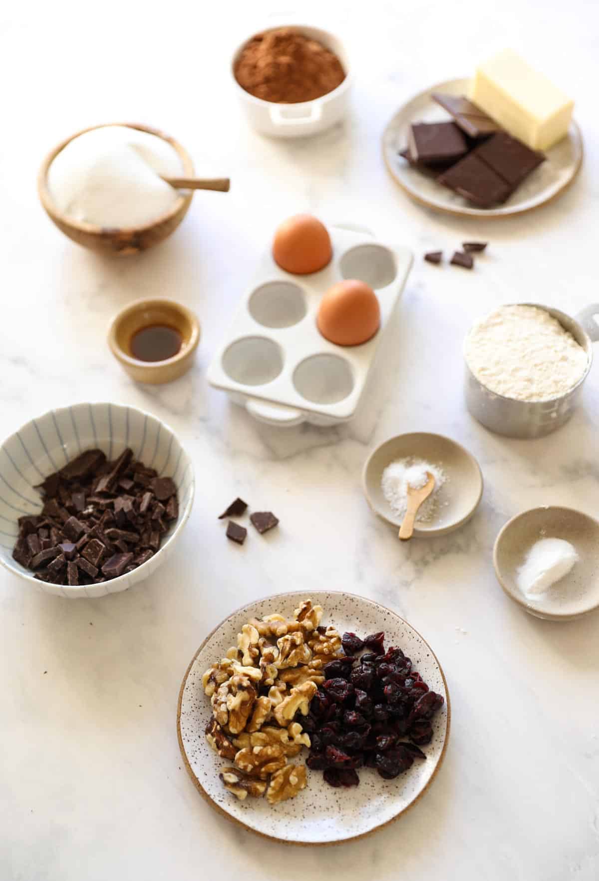 ingredients laid out on a counter