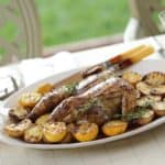 Grilled Lemon Thyme Chicken with Rosemary Potatoes