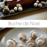 Collage of Buche de Noel Recipe images