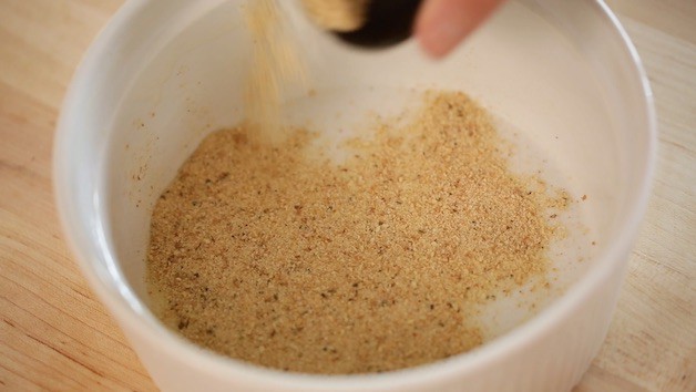 Bread Crumbs in souffle dish