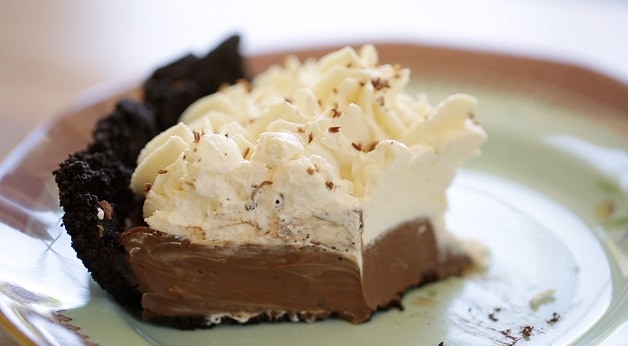 Slice of Chocolate Cream Pie