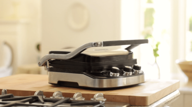 Delonghi Panini Press on a cutting board