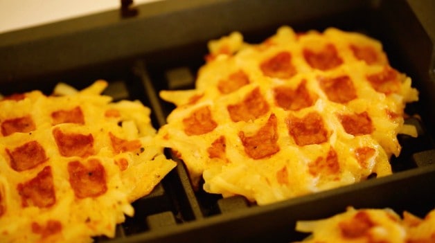 Hash Brown Waffles • Pancake Recipes