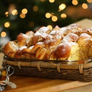 Gingerbread French Toast with Cinnamon Syrup