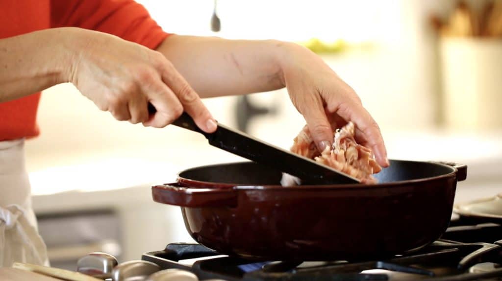 Frying Bacon in a Dutch Oven