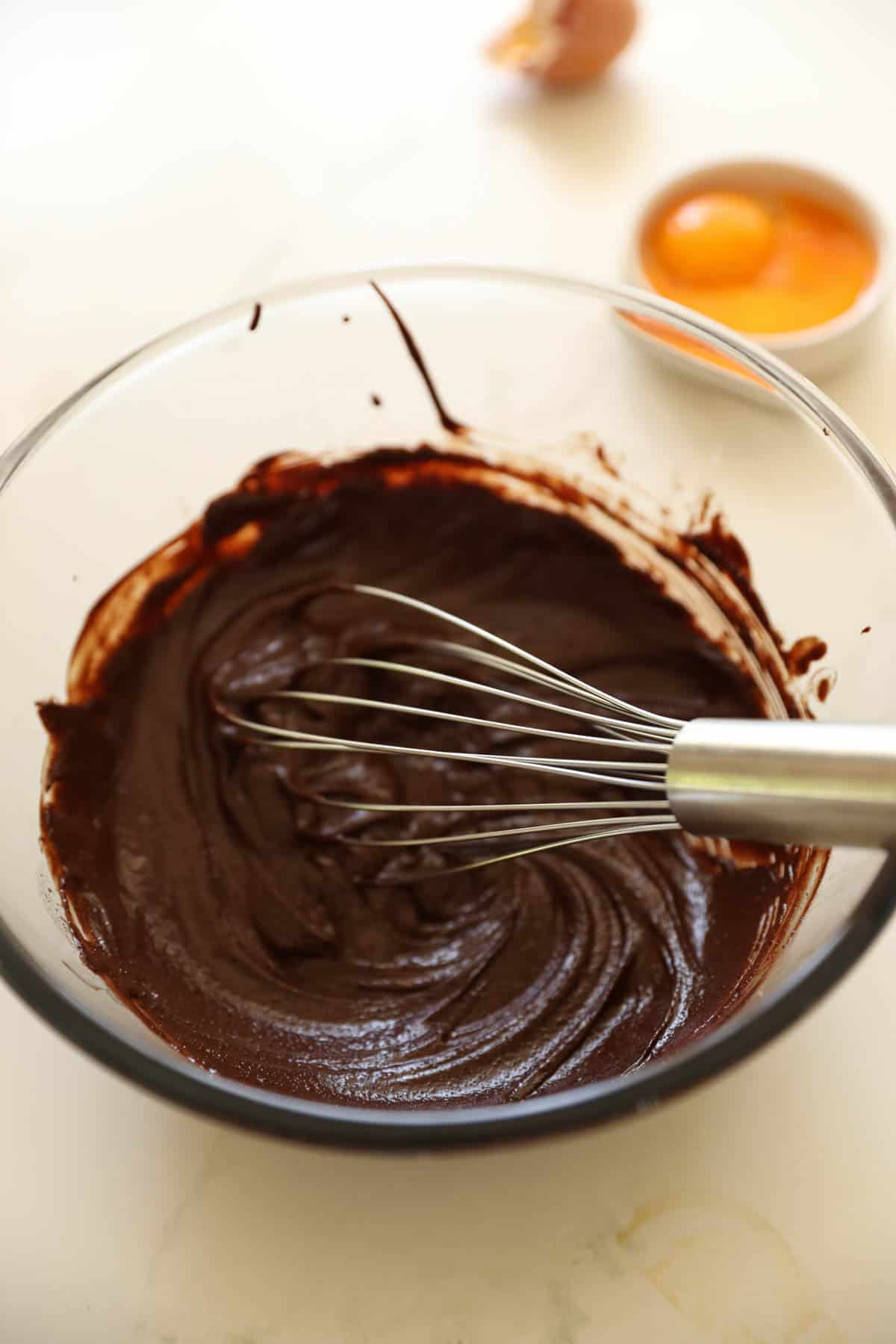Melted Chocolate in a bowl