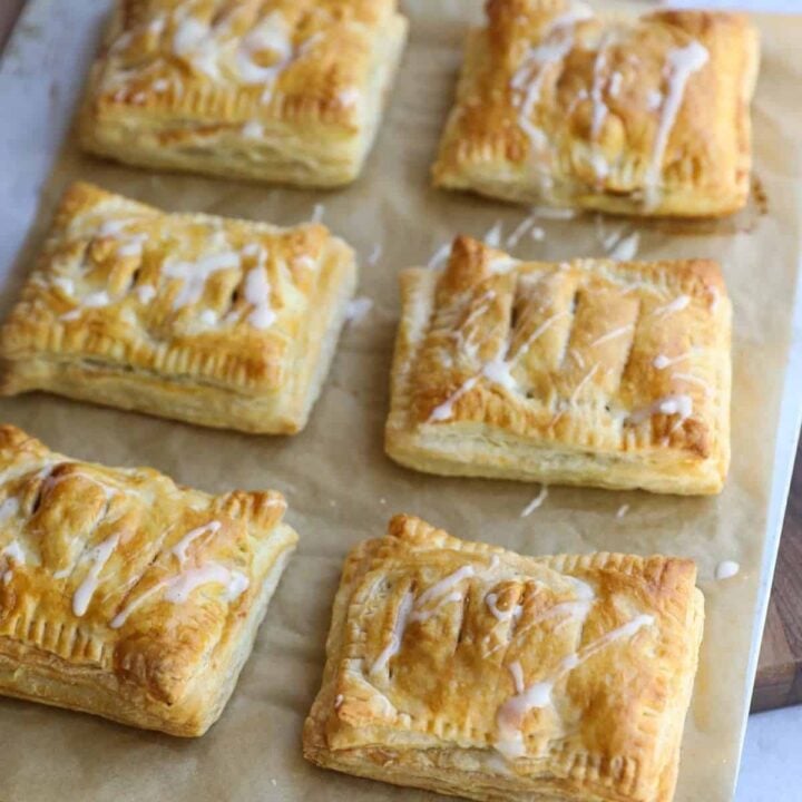 Apple Cinnamon Pastries on a Tray