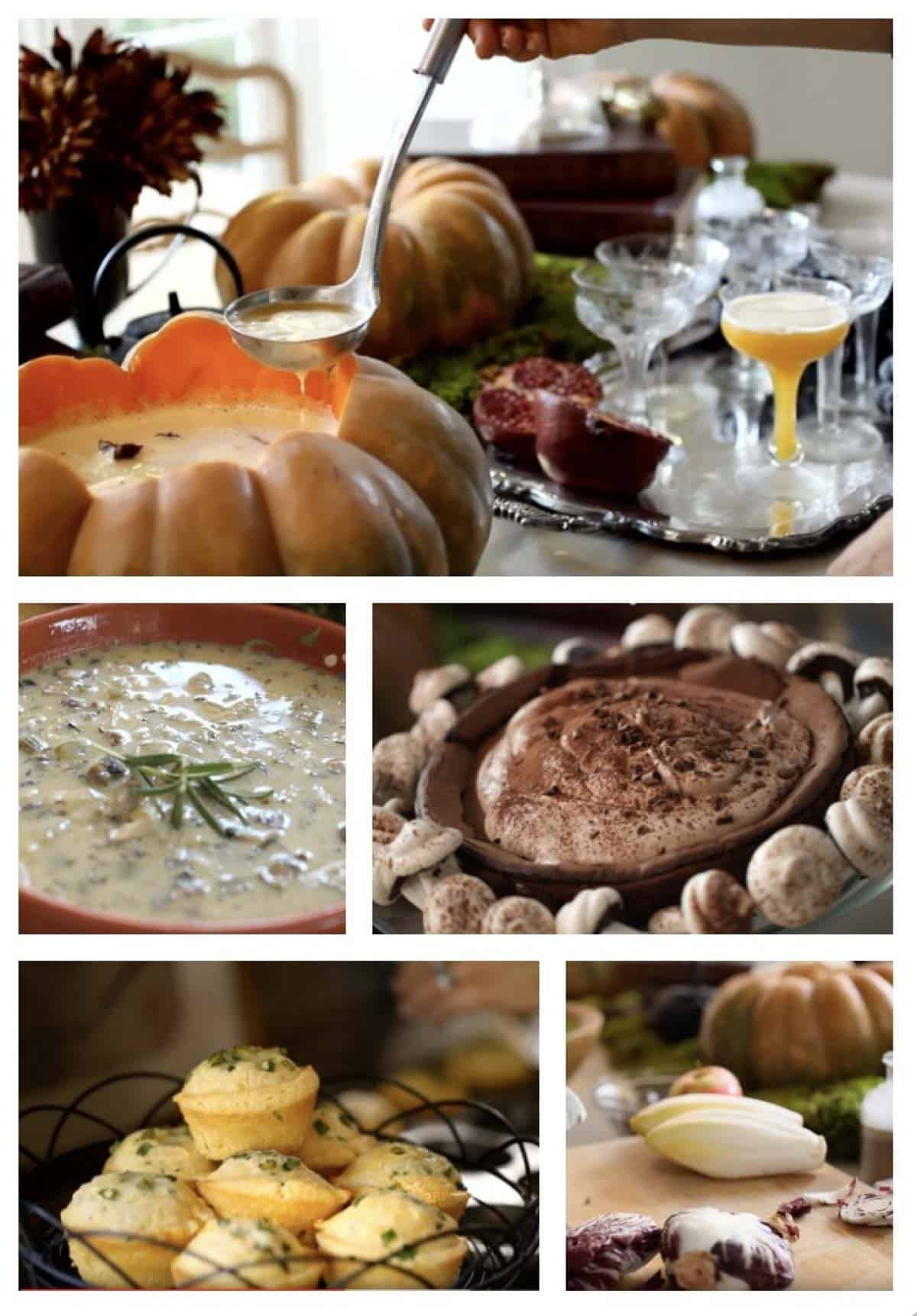 a collage of Halloween Recipes