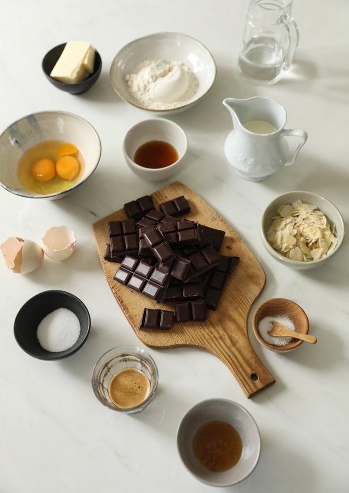 Ingredients laid out on a counter.