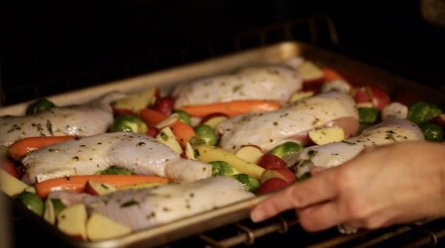 Cast Iron Chicken with Vegetables - Entertaining with Beth