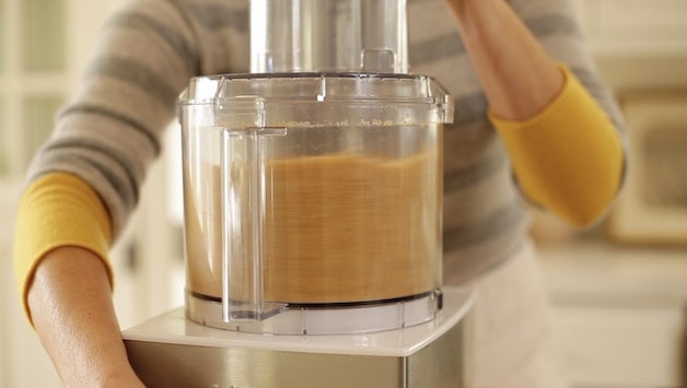 Whirling Graham Crackers in a Food Processor