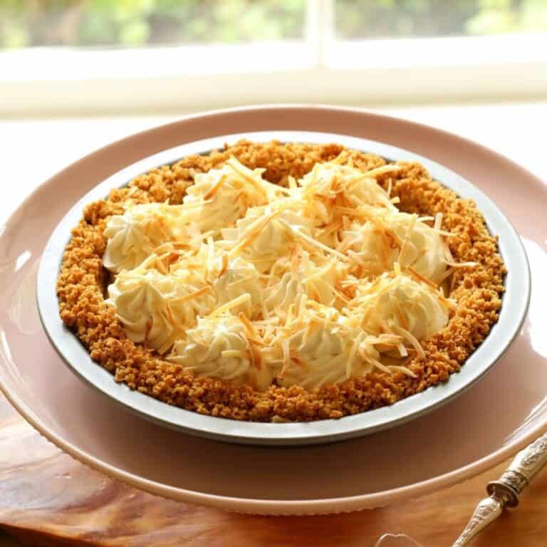 Coconut Cream Pie with Coconut Milk