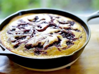 Blackberry Cornbread Skillet Cake Recipe Entertaining With Beth