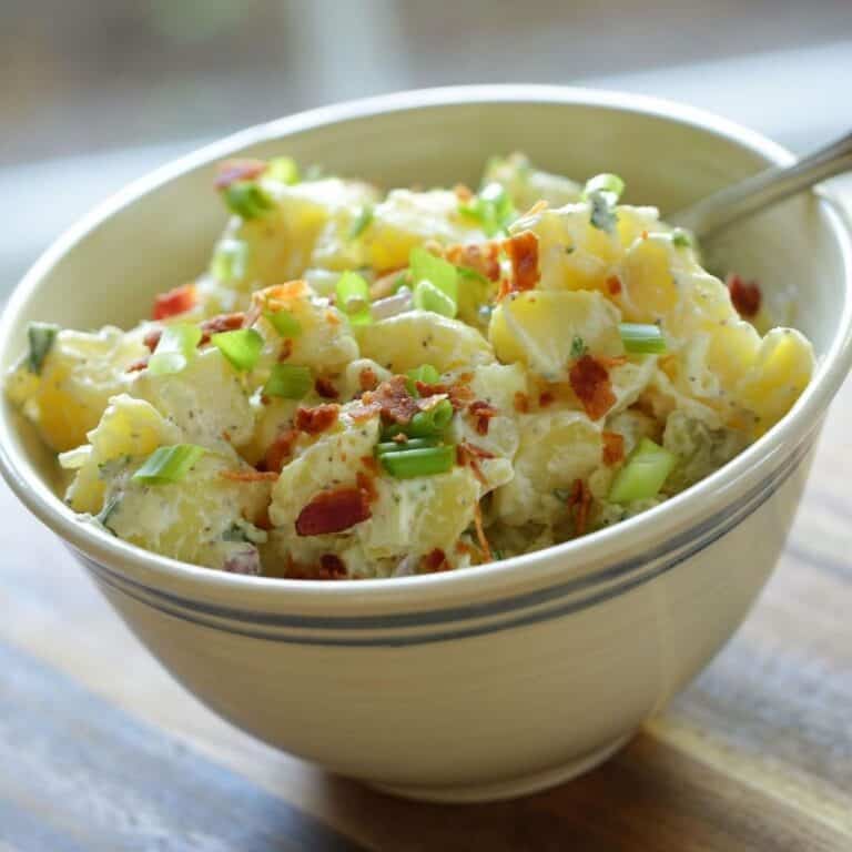 Traditional Potato Salad Recipe with Bacon