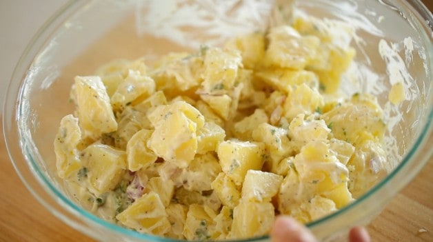 Traditional Potato Salad Recipe With Bacon Entertaining With Beth