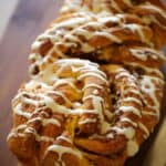 Pumpkin Cinnamon Loaf with Cream Cheese Glaze