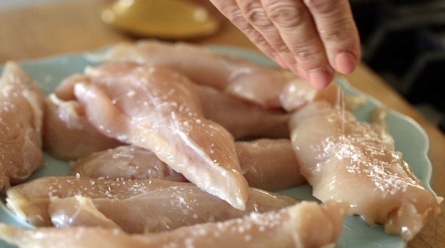 Salting Chicken Tenderlions