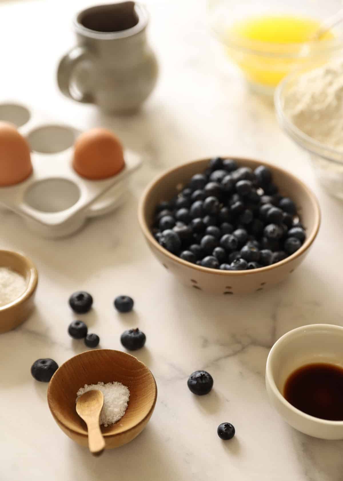 Ingredients laid out on a counter