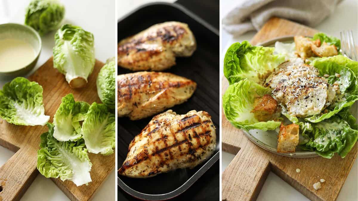 Grilled Chicken Caesar Salad Recipe - Entertaining with Beth