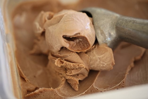 Nutella Ice Cream with Ice Cream Scoop
