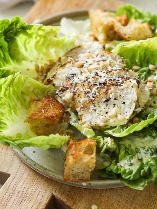 chicken caesar dressing Salad Chicken Caesar Pasta Salad
