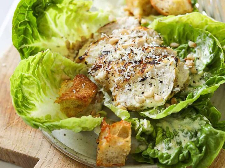 chicken caesar dressing Crispy Salad Healthy Caesar Salad | Greek