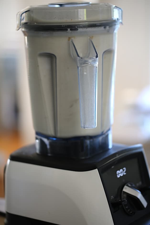 Pancake Batter mixing in a Blender