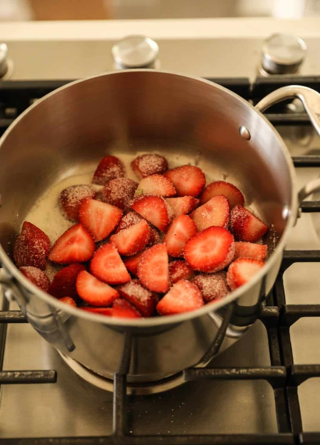 Homemade Strawberry Sauce for Ice Cream - Entertaining with Beth