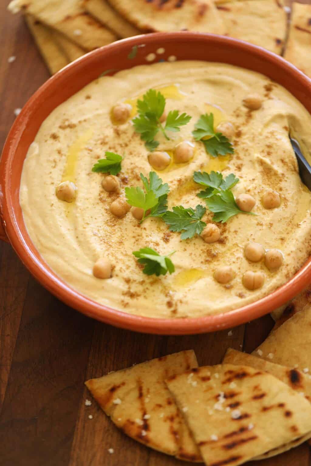 Hummus and Pita - Entertaining with Beth