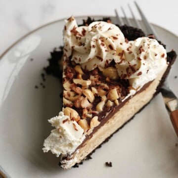 A slice of Peanut Butter Pie