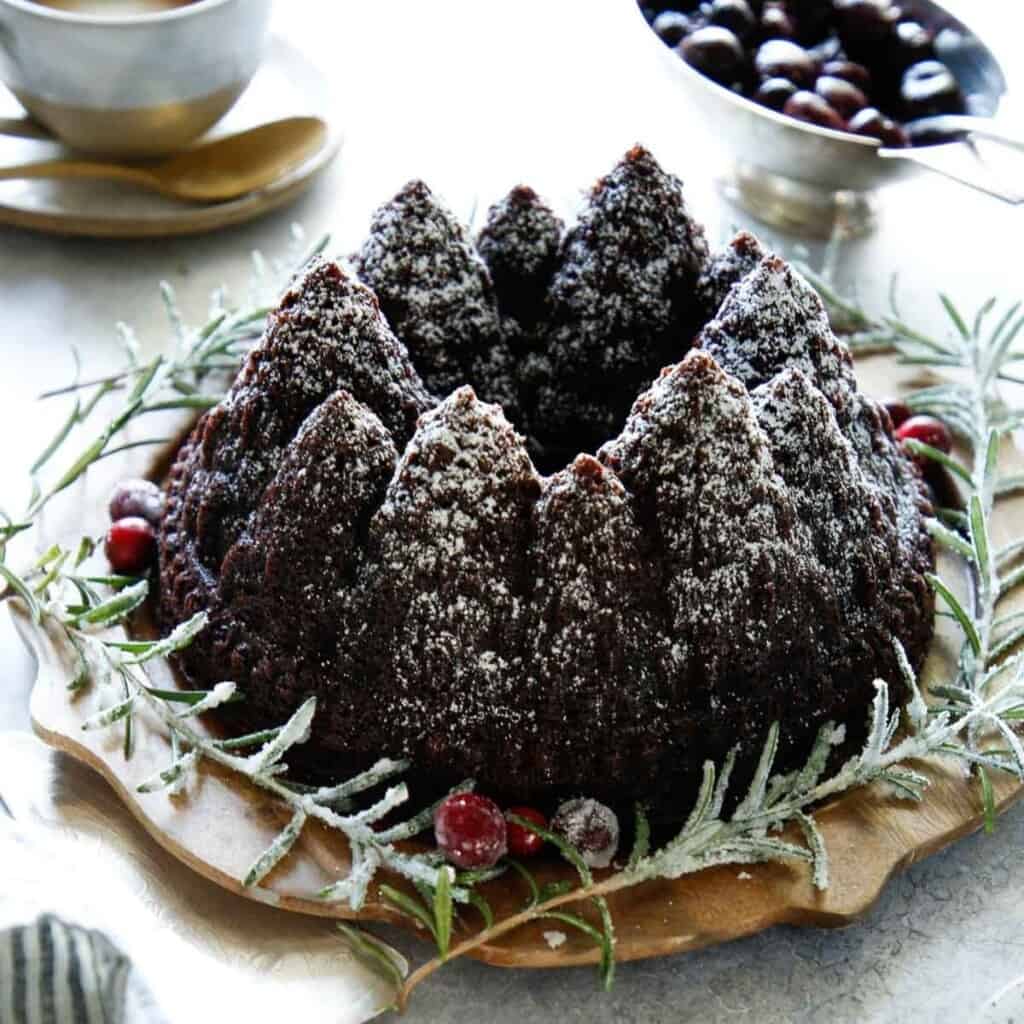 Chocolate Bundt Cake Recipe for Christmas - 31 Daily