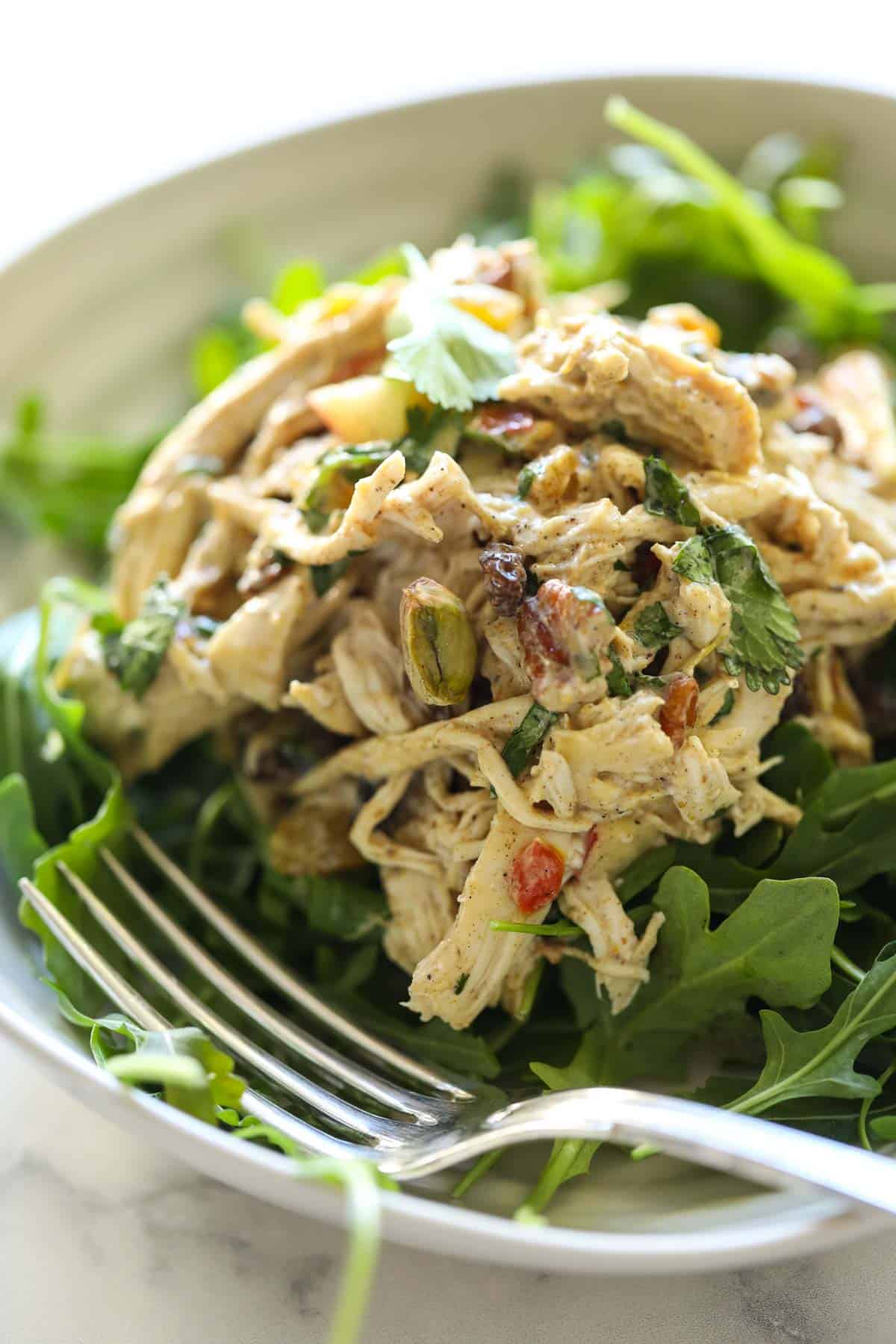 Chicken Salad Mason Jar Salads with Creamy No-Mayo Dressing - Kristine's  Kitchen