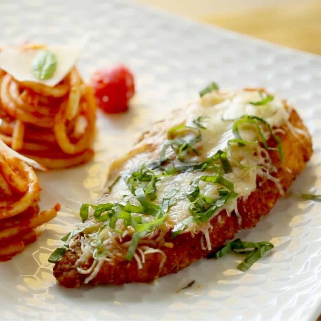 Chicken Parmesan on a Plate