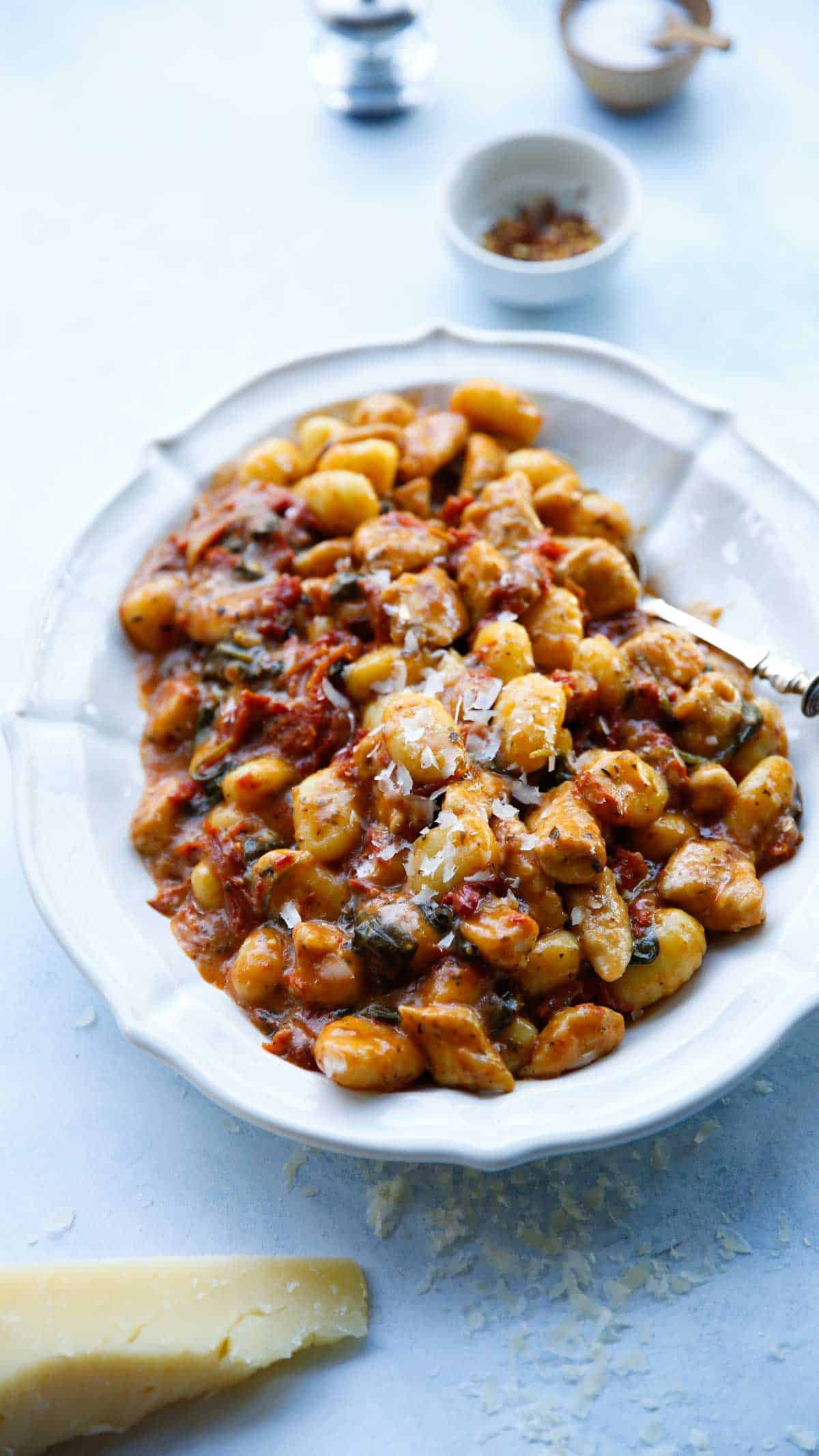 Creamy Tuscan Gnocchi Recipe - Cafe Delites