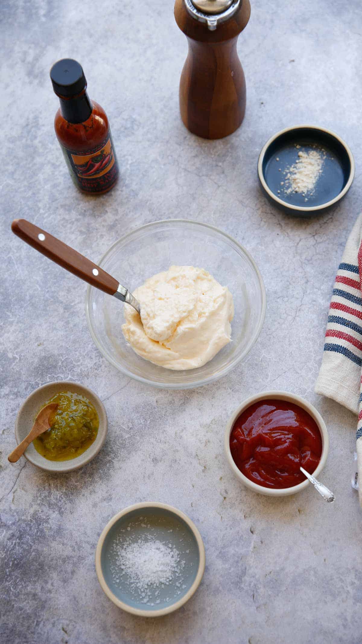 ingredients laid out on a counter