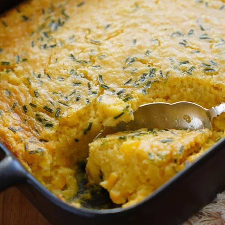 Easy Corn Pudding Casserole (without creamed corn)