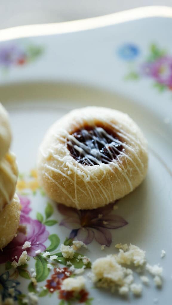 Raspberry Almond Thumbprint Cookies Entertaining with Beth