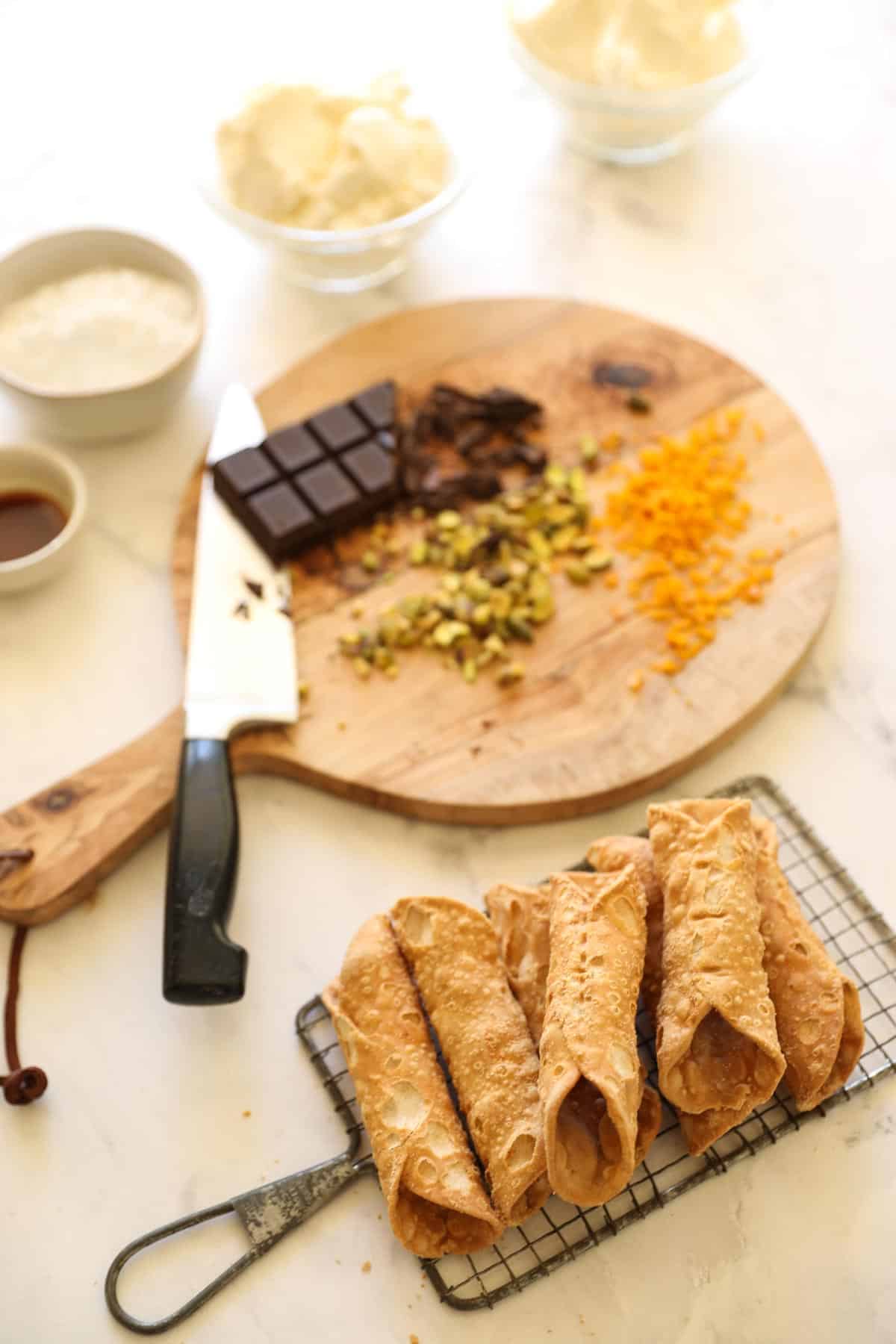 Ingredients laid out on the counter