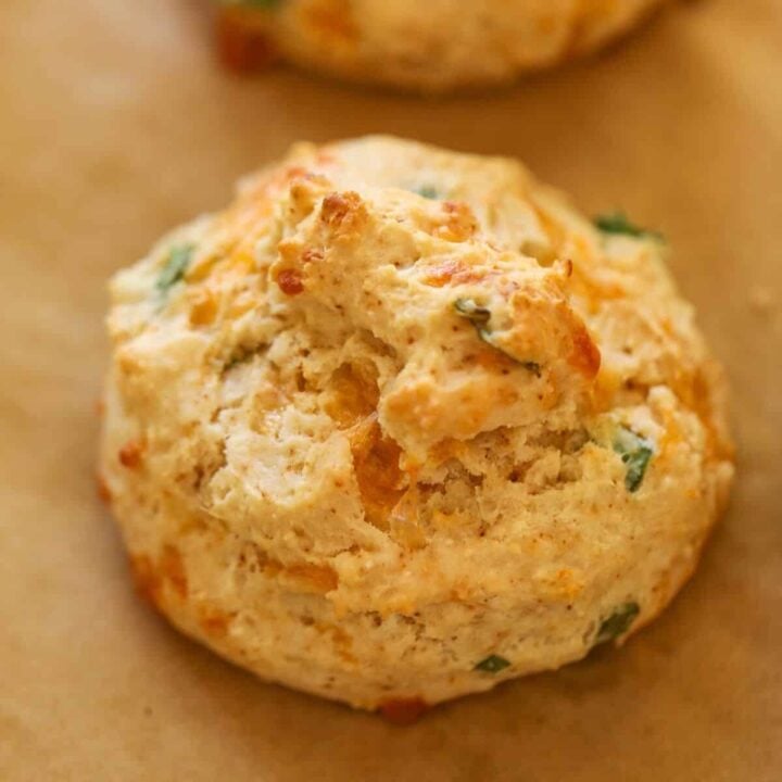 Biscuit on a baking sheet