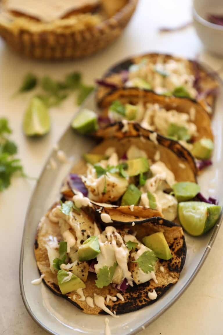 Cod Fish Tacos - Entertaining with Beth