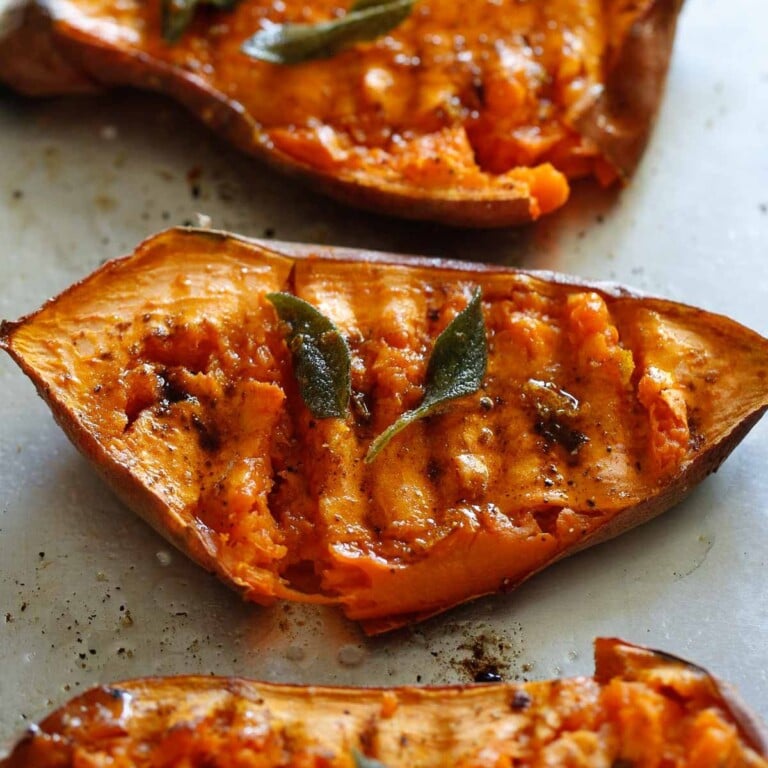 Smashed Sweet Potatoes