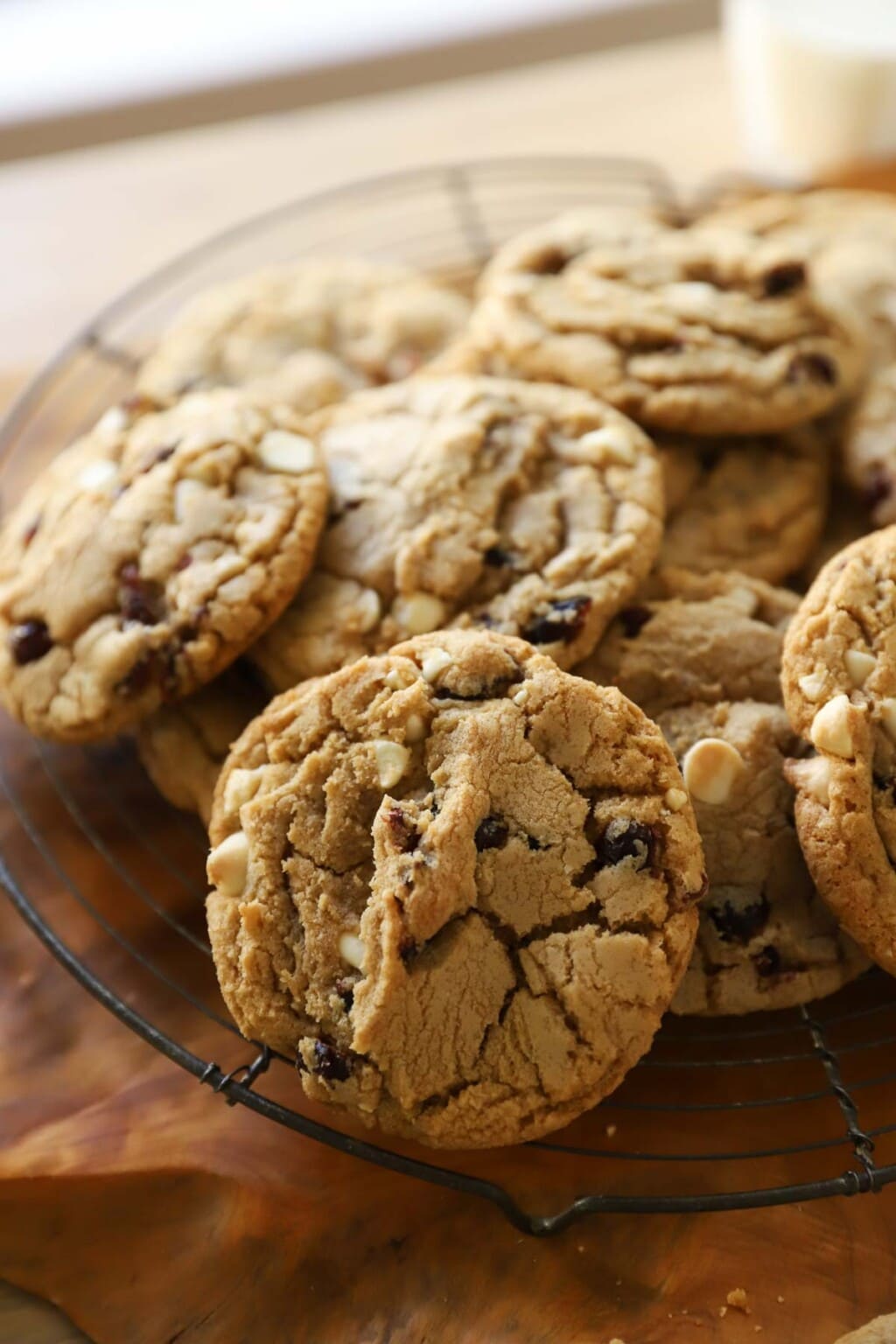 White Chocolate Chip Cranberry Cookies - Entertaining with Beth