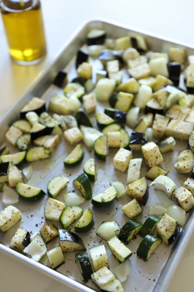 Roasted Vegetable Pasta - Entertaining with Beth